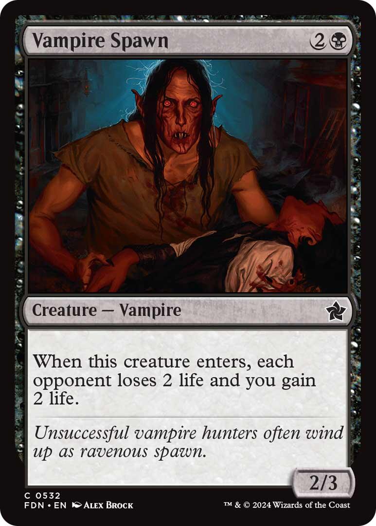 Vampires Deck Theme Card [Foundations] | Magic Magpie