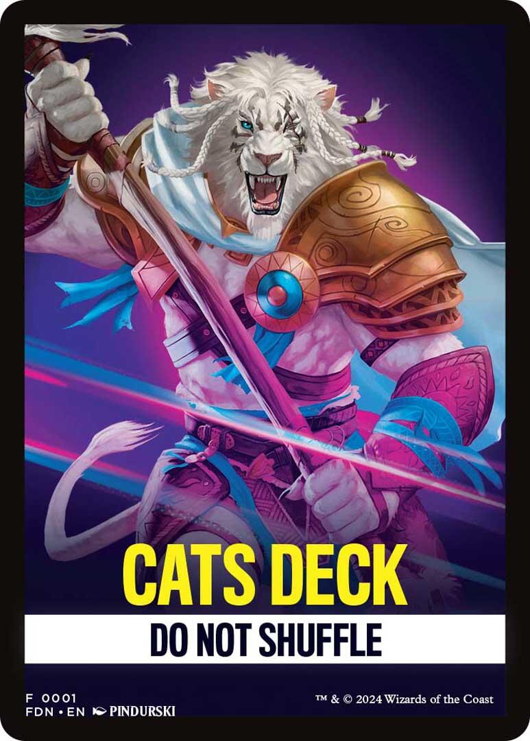 Cats Deck Theme Card [Foundations] | Magic Magpie