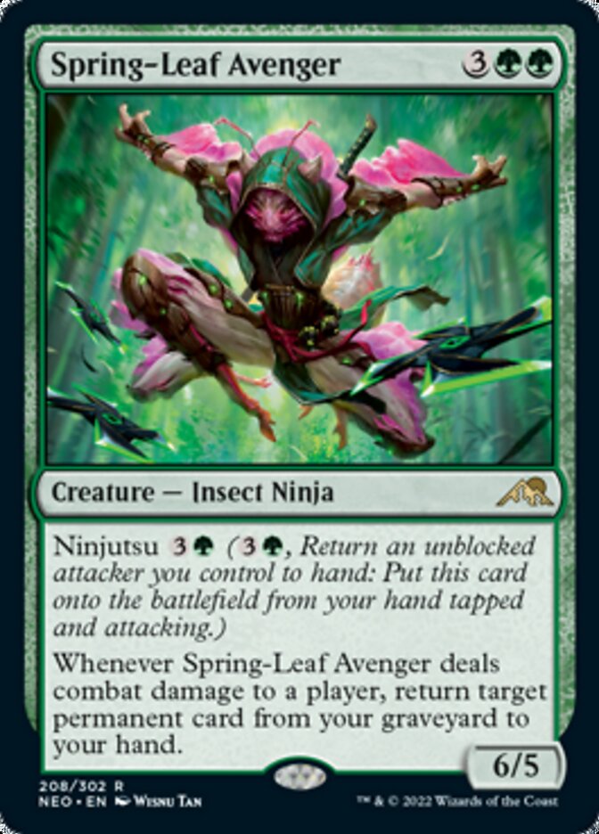 Spring-Leaf Avenger [Kamigawa: Neon Dynasty] | Magic Magpie