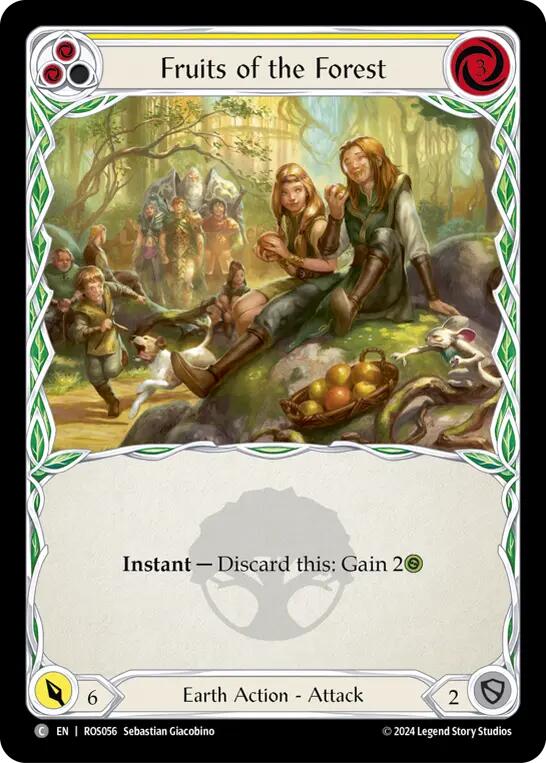 Fruits of the Forest (Yellow) [ROS056] (Rosetta)  Rainbow Foil | Magic Magpie