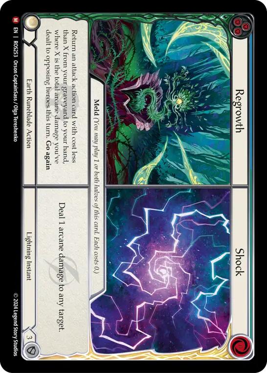 Regrowth // Shock [ROS253] (Rosetta)  Rainbow Foil | Magic Magpie