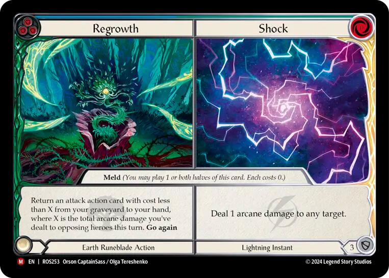 Regrowth // Shock [ROS253] (Rosetta)  Rainbow Foil | Magic Magpie