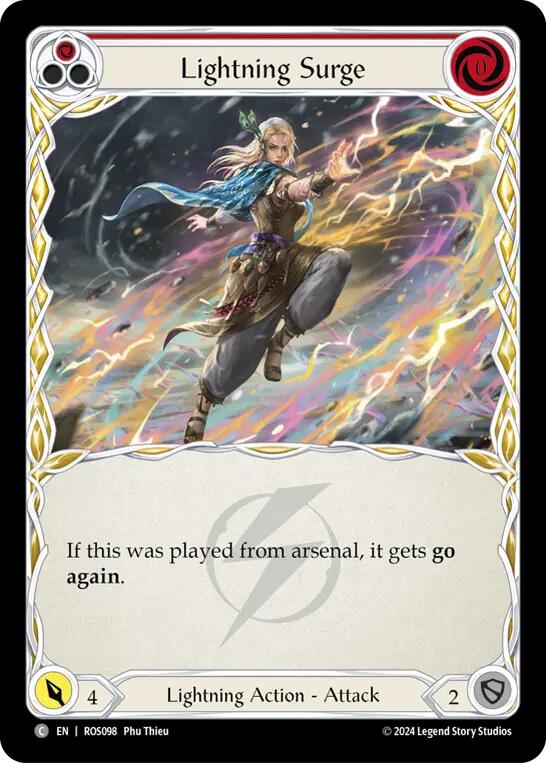 Lightning Surge (Red) [ROS098] (Rosetta) | Magic Magpie
