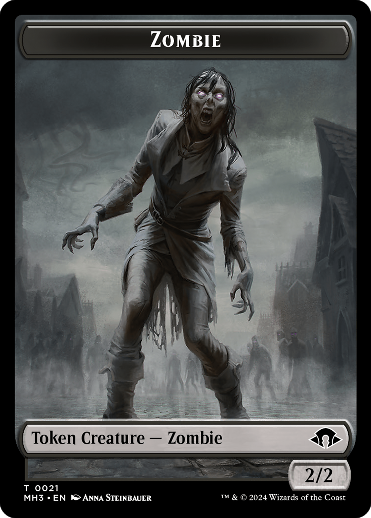 Servo // Zombie Double-Sided Token [Modern Horizons 3 Tokens] | Magic Magpie