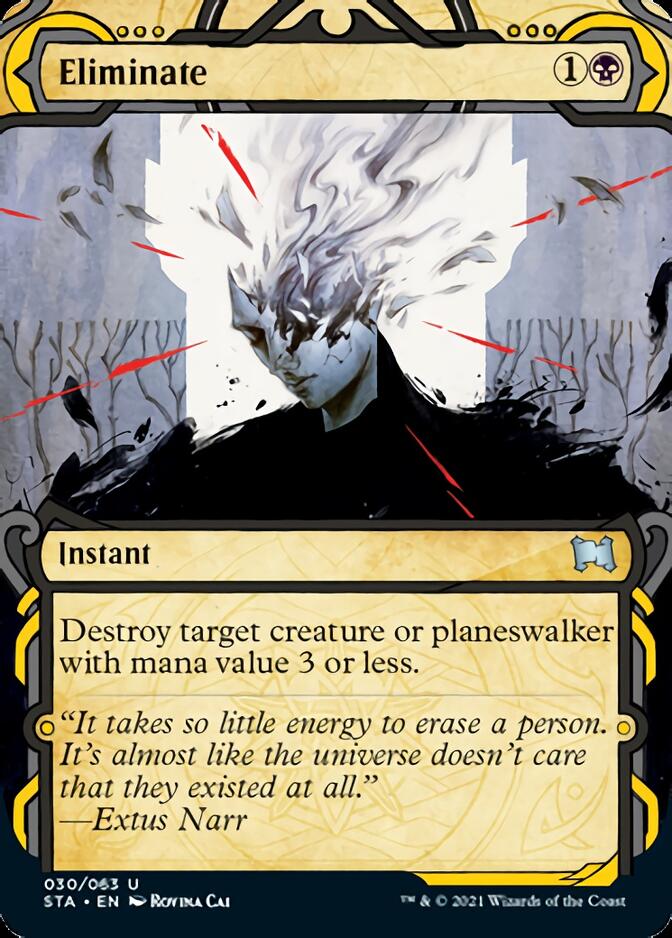 Eliminate (Foil Etched) [Strixhaven: Mystical Archive] | Magic Magpie
