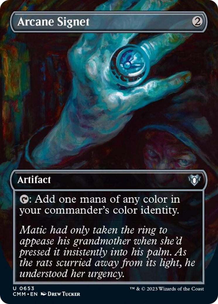 Arcane Signet (Borderless Alternate Art) [Commander Masters] | Magic Magpie