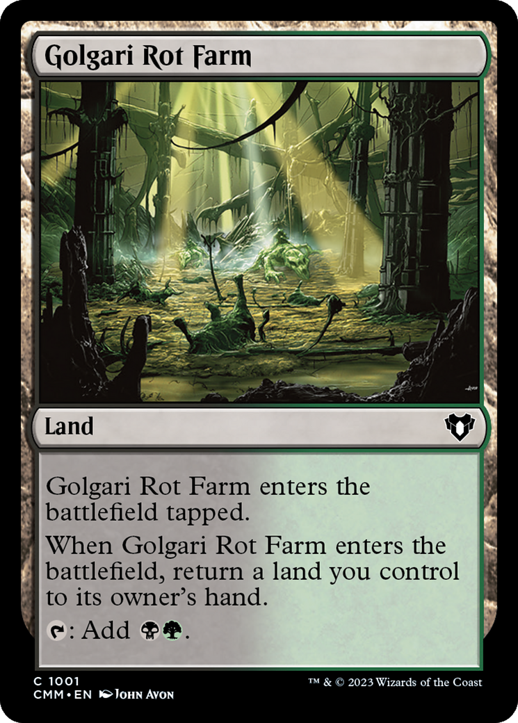 Golgari Rot Farm [Commander Masters] | Magic Magpie