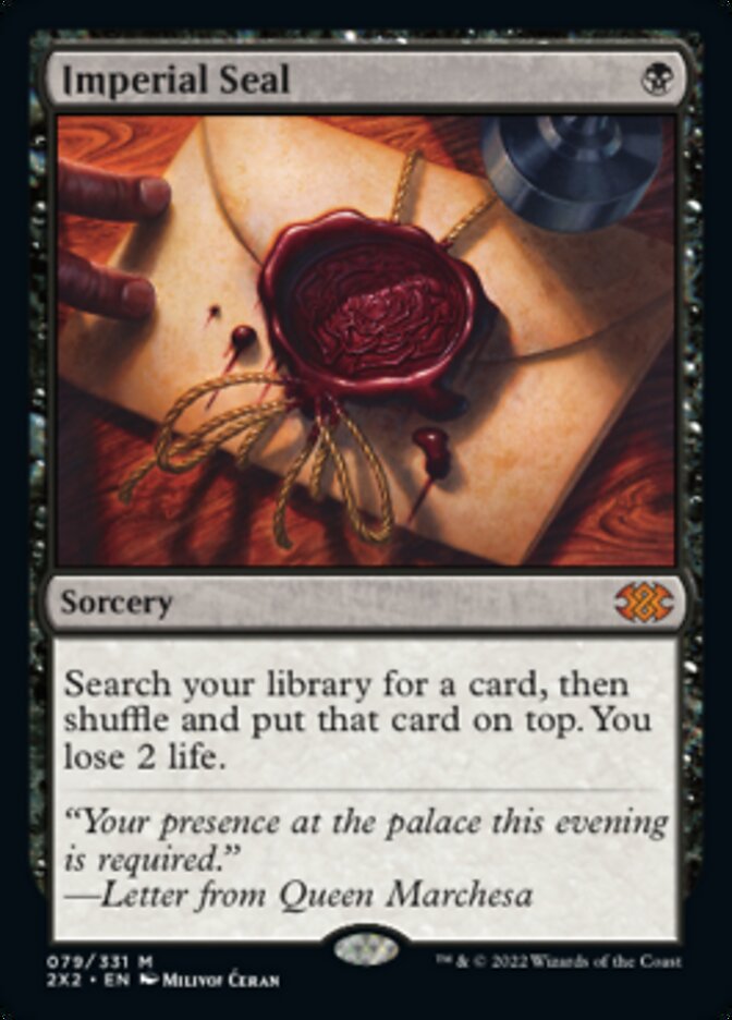 Imperial Seal [Double Masters 2022] | Magic Magpie