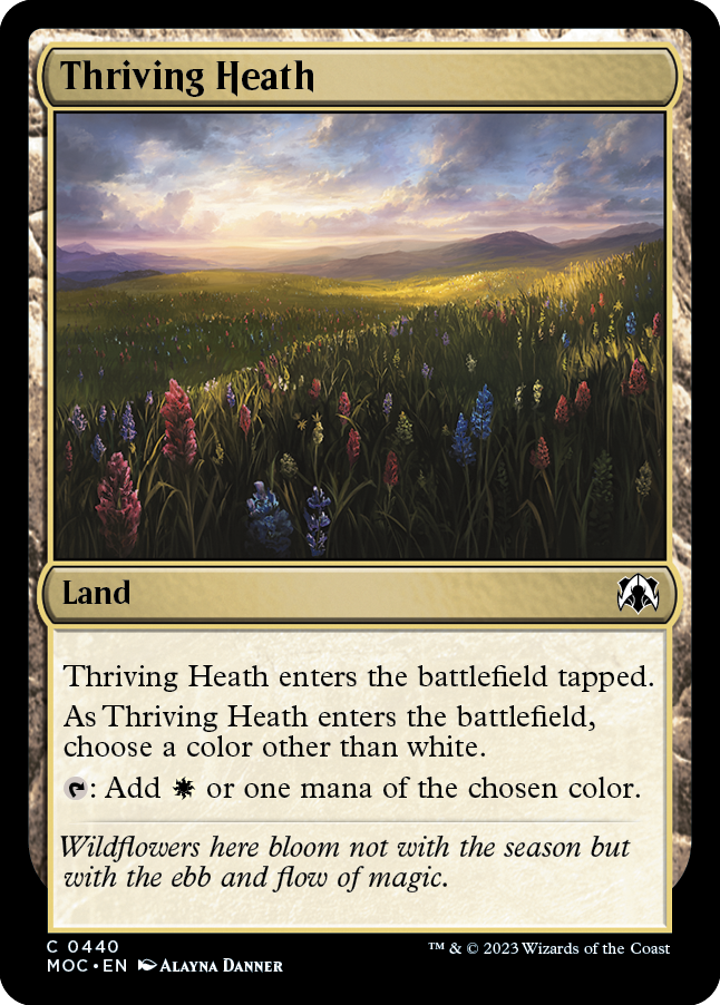 Thriving Heath [March of the Machine Commander] | Magic Magpie