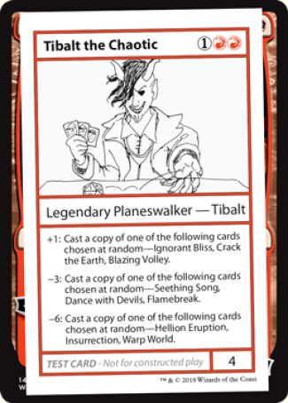 Tibalt the Chaotic (2021 Edition) [Mystery Booster Playtest Cards] | Magic Magpie