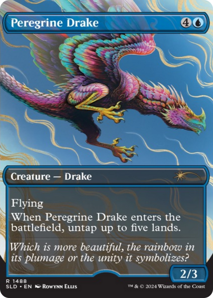 Peregrine Drake (Rainbow Foil) [Secret Lair Drop Series] | Magic Magpie