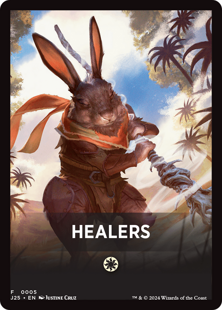 Healers Theme Card [Foundations Jumpstart Front Cards] | Magic Magpie