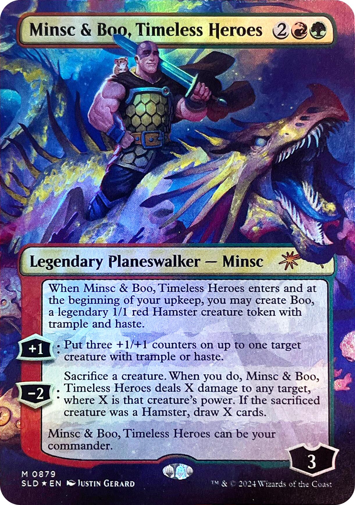 Minsc & Boo, Timeless Heroes (Rainbow Foil) [Secret Lair Drop Series] | Magic Magpie