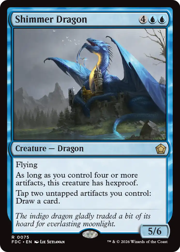 Shimmer Dragon [Foundations Commander] | Magic Magpie