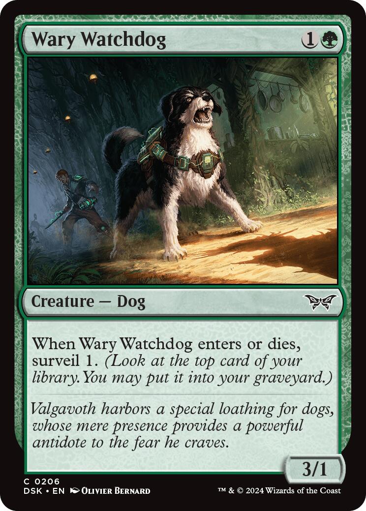 Wary Watchdog [Duskmourn: House of Horror] | Magic Magpie