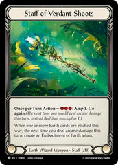 Staff of Verdant Shoots [VER002] (Rosetta Verdance Blitz Deck) | Magic Magpie