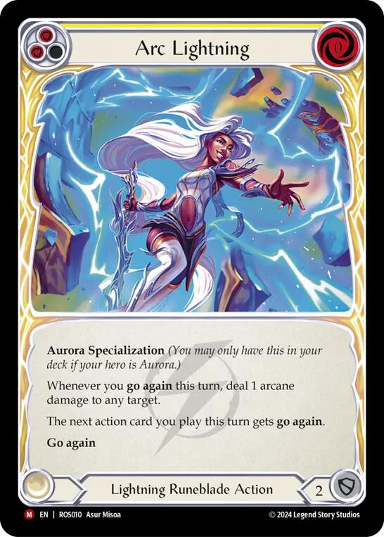 Arc Lightning [ROS010] (Rosetta)  Rainbow Foil | Magic Magpie