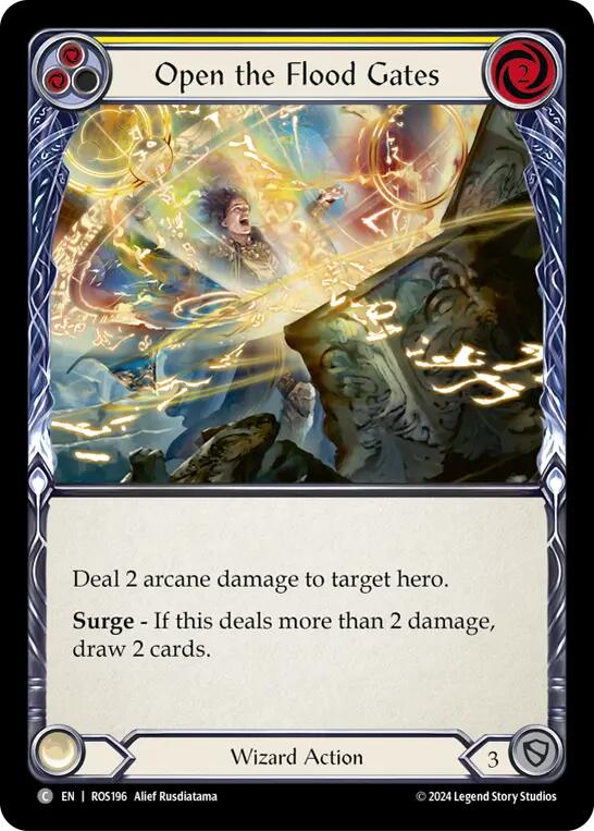 Open the Flood Gates (Yellow) [ROS196] (Rosetta)  Rainbow Foil | Magic Magpie