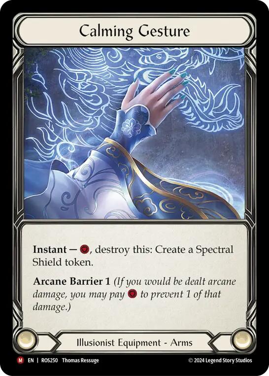 Calming Gesture [ROS250] (Rosetta)  Cold Foil | Magic Magpie