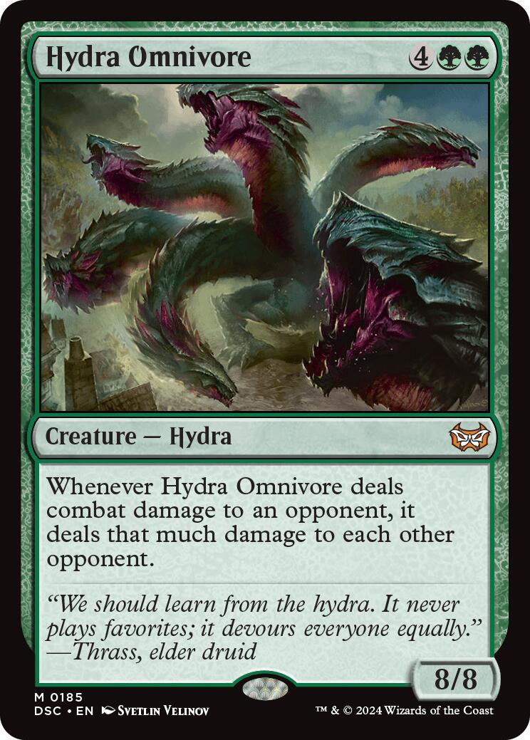 Hydra Omnivore [Duskmourn: House of Horror Commander] | Magic Magpie