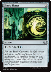 Simic Signet [Duskmourn: House of Horror Commander] | Magic Magpie