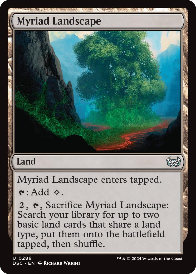 Myriad Landscape [Duskmourn: House of Horror Commander] | Magic Magpie