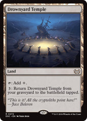 Drownyard Temple [Duskmourn: House of Horror Commander] | Magic Magpie