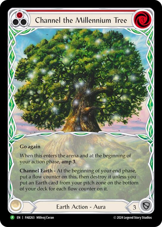 Channel the Millennium Tree [FAB263] (Promo)  Cold Foil | Magic Magpie