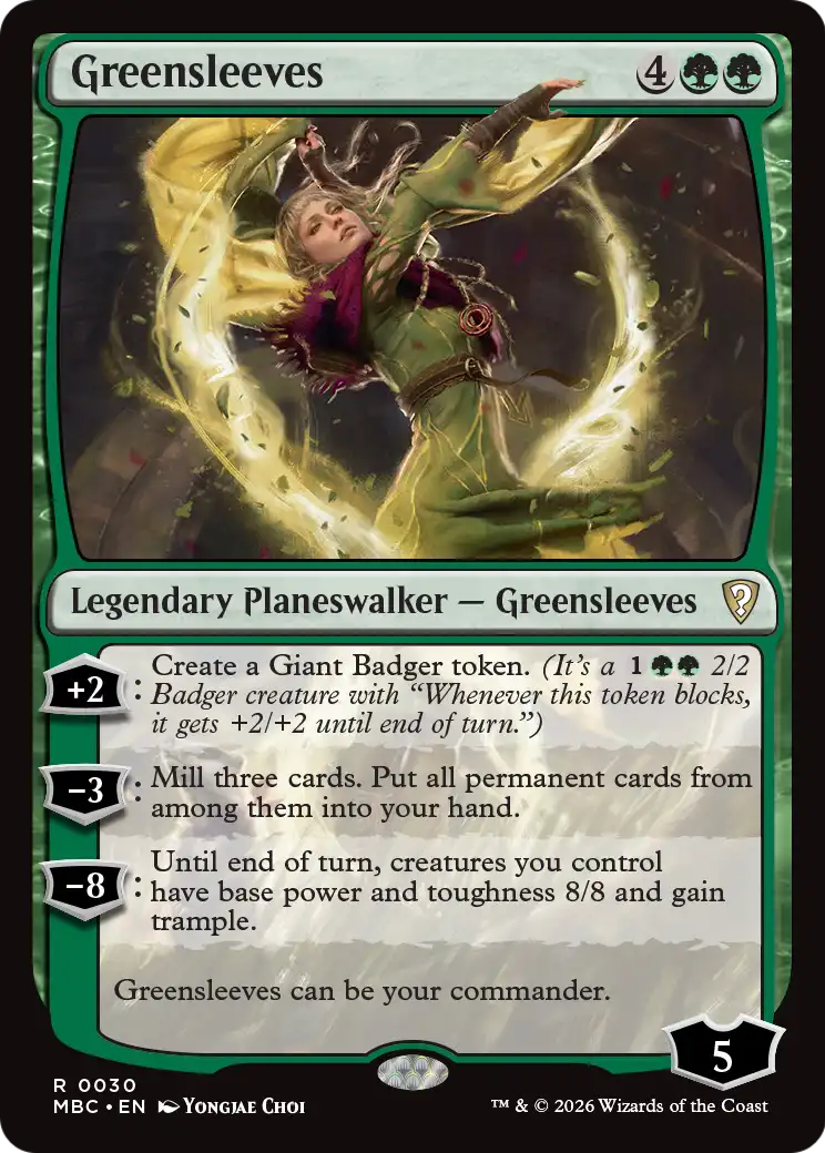 Greensleeves [Mystery Booster: Commander Edition] | Magic Magpie