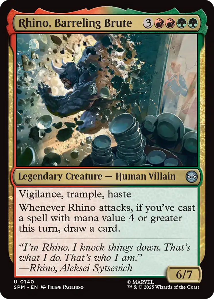 Rhino, Barreling Brute [Marvel's Spider-Man] | Magic Magpie