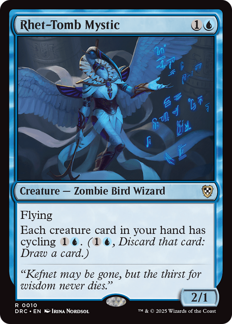 Rhet-Tomb Mystic [Aetherdrift Commander] | Magic Magpie