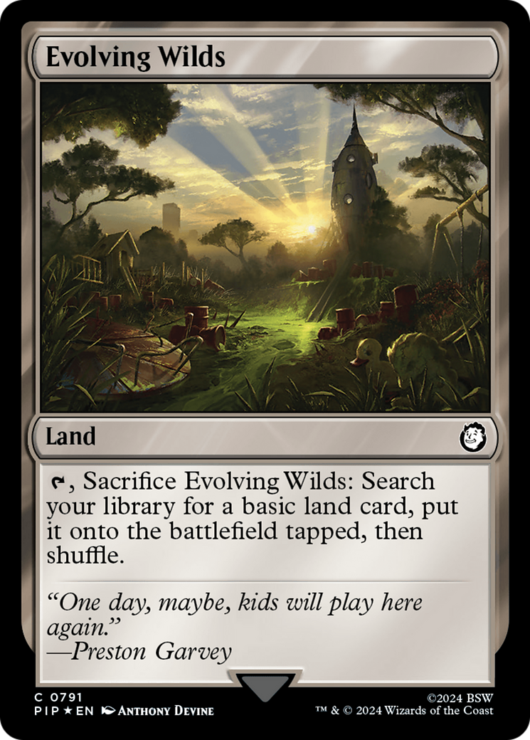 Evolving Wilds (Surge Foil) [Fallout] | Magic Magpie