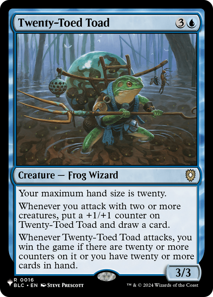 Twenty-Toed Toad [The List] | Magic Magpie