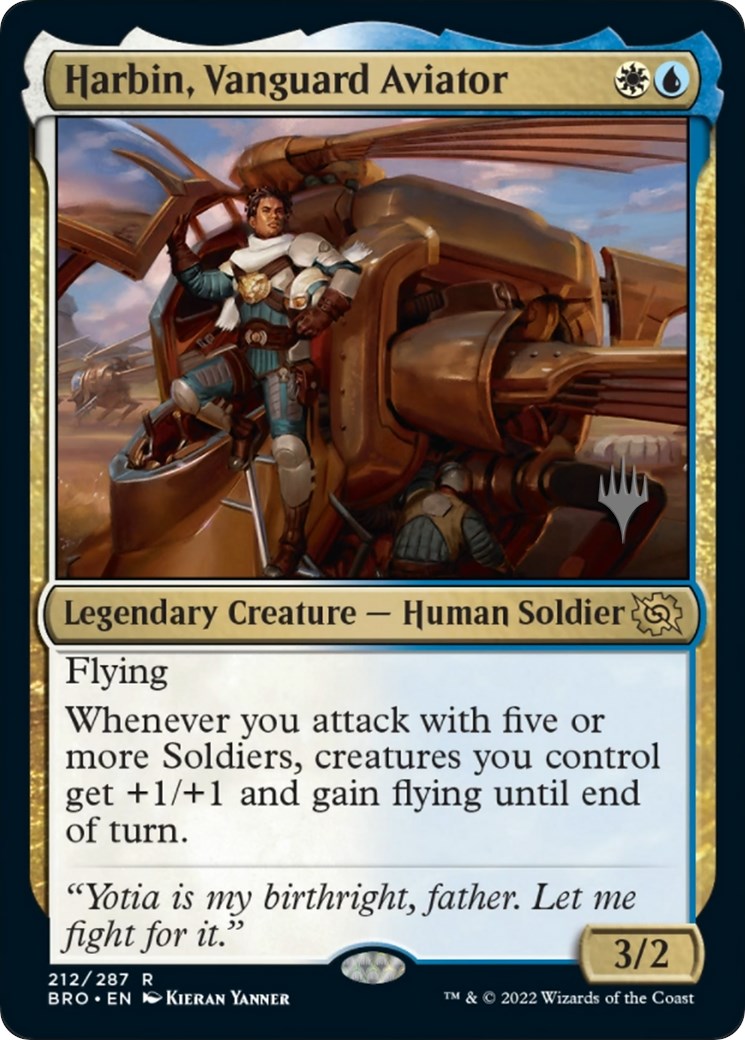 Harbin, Vanguard Aviator (Promo Pack) [The Brothers' War Promos] | Magic Magpie