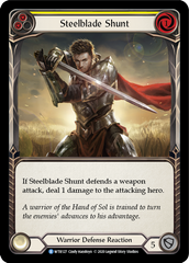 Steelblade Shunt (Yellow) [U-WTR127] (Welcome to Rathe Unlimited)  Unlimited Normal | Magic Magpie