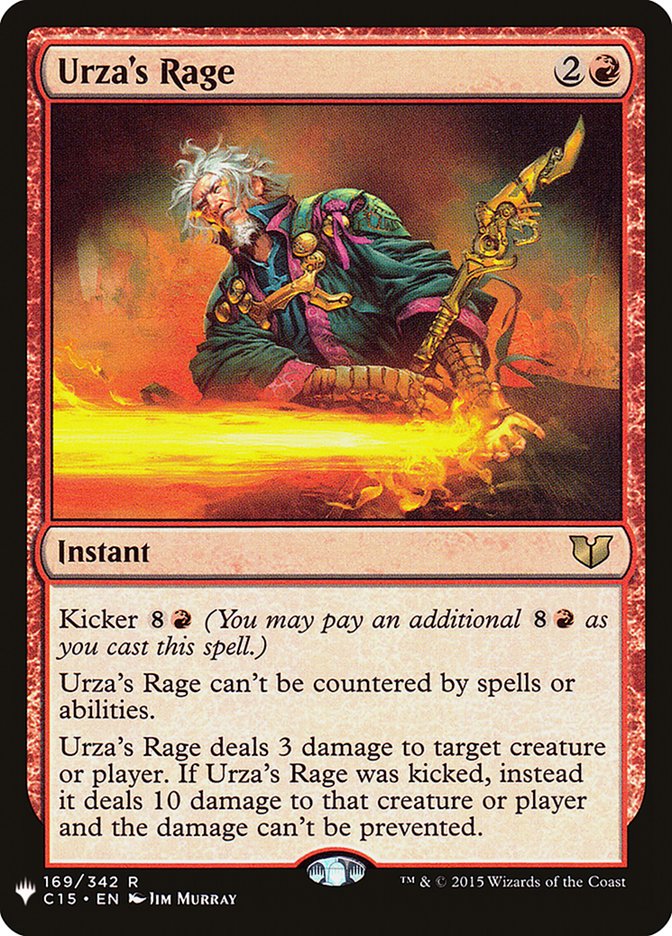 Urza's Rage [The List] | Magic Magpie