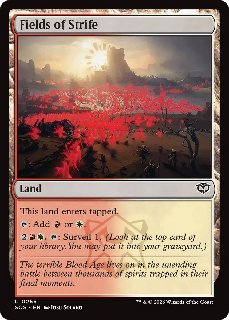 Fields of Strife [Secrets of Strixhaven] | Magic Magpie