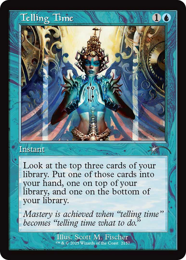 Telling Time (Retro Frame) [Secret Lair Drop Series] | Magic Magpie