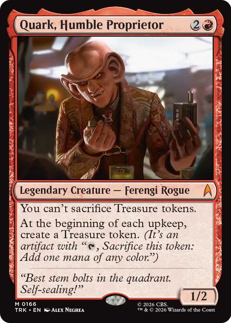Quark, Humble Proprietor [Star Trek] | Magic Magpie