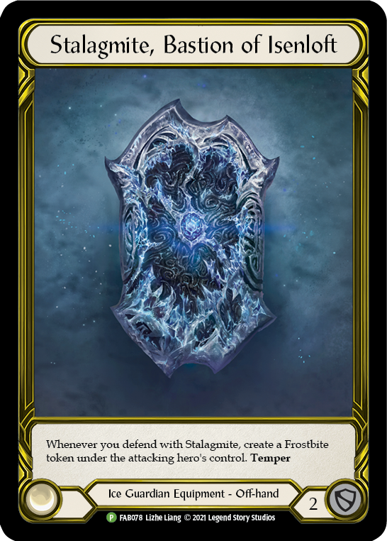 Stalagmite, Bastion of Isenloft (Golden) [FAB078] (Promo)  Cold Foil | Magic Magpie