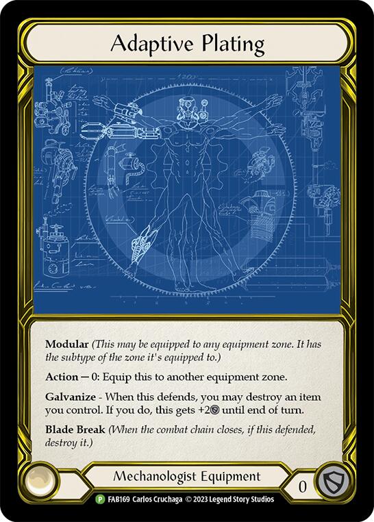 Adaptive Plating [FAB169] (Promo)  Cold Foil | Magic Magpie