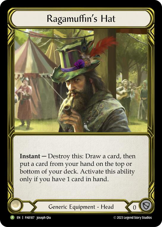 Ragamuffin's Hat [FAB187] (Promo)  Cold Foil | Magic Magpie