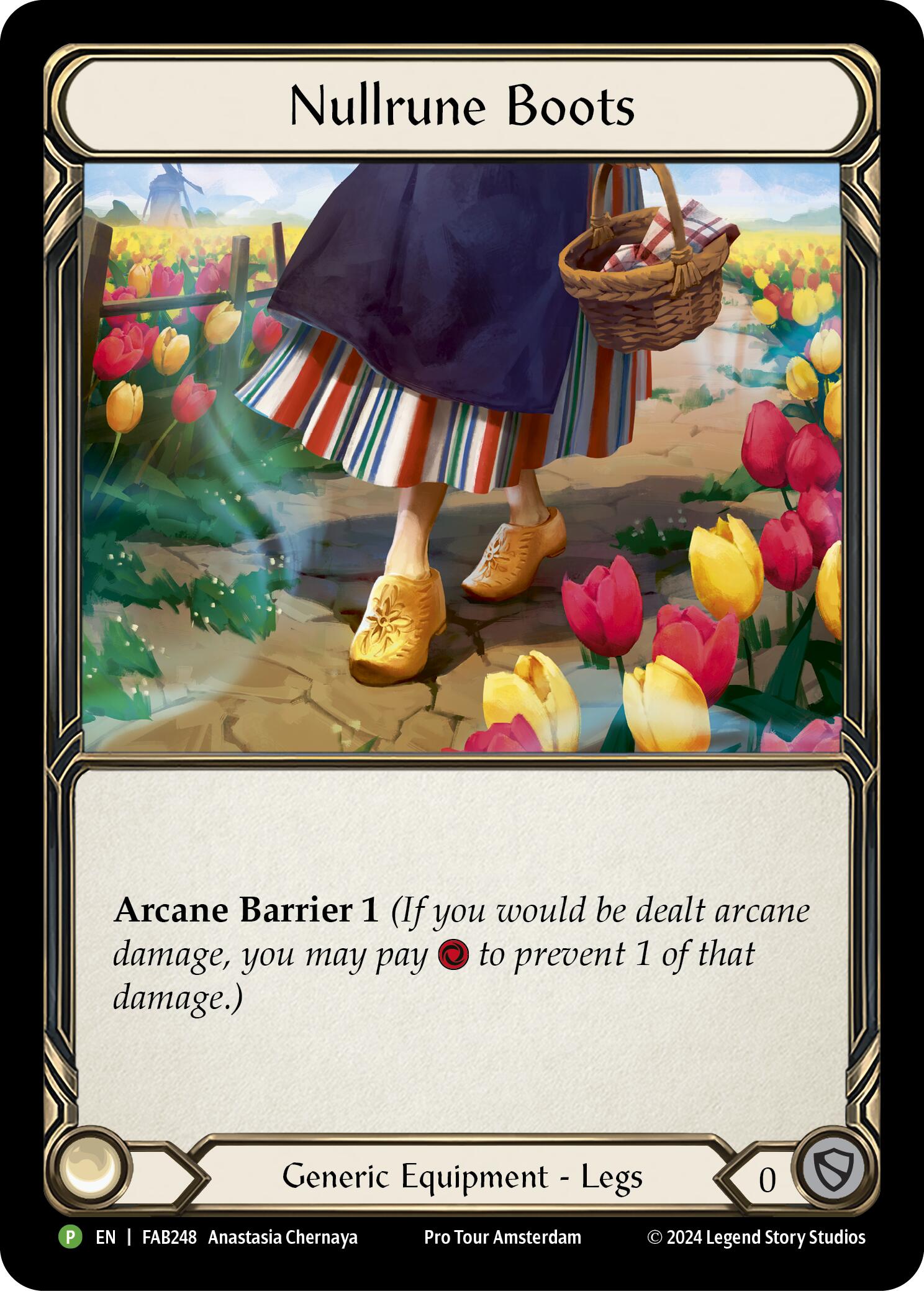 Nullrune Boots [FAB248] (Promo)  Rainbow Foil | Magic Magpie