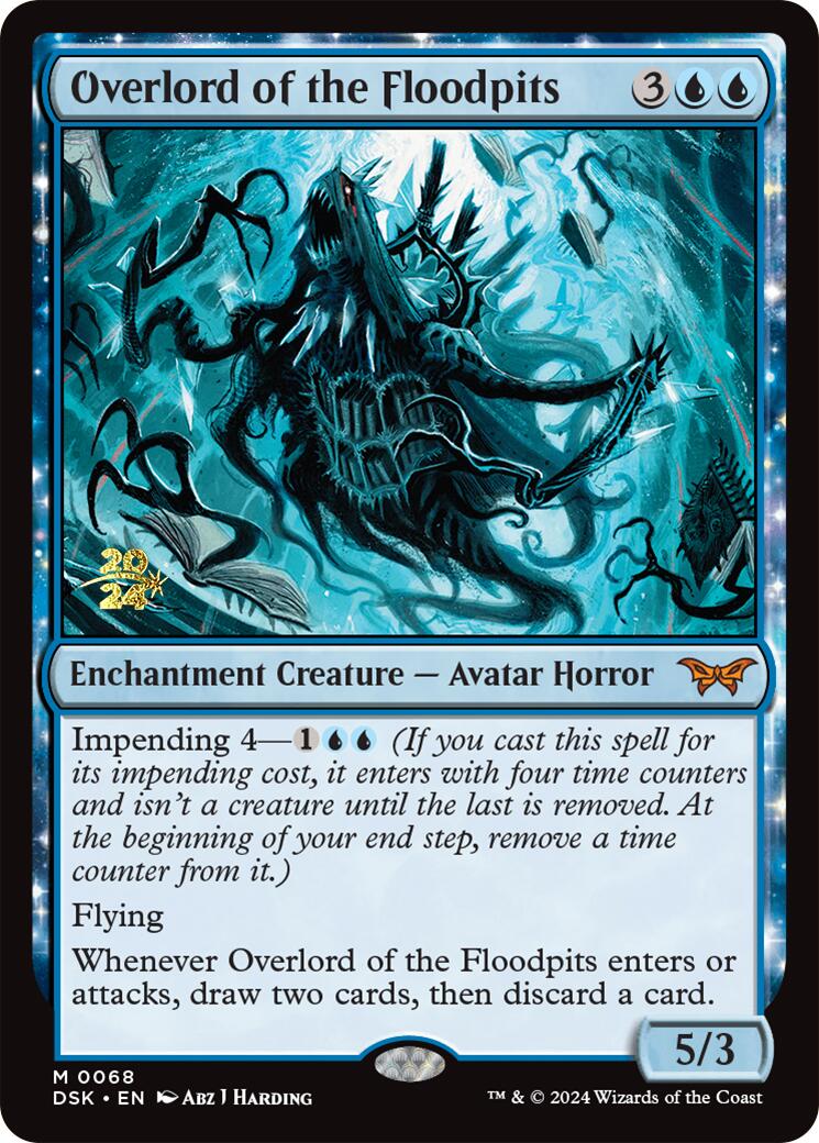 Overlord of the Floodpits [Duskmourn: House of Horror Prerelease Promos] | Magic Magpie