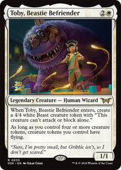 Toby, Beastie Befriender [Duskmourn: House of Horror Prerelease Promos] | Magic Magpie