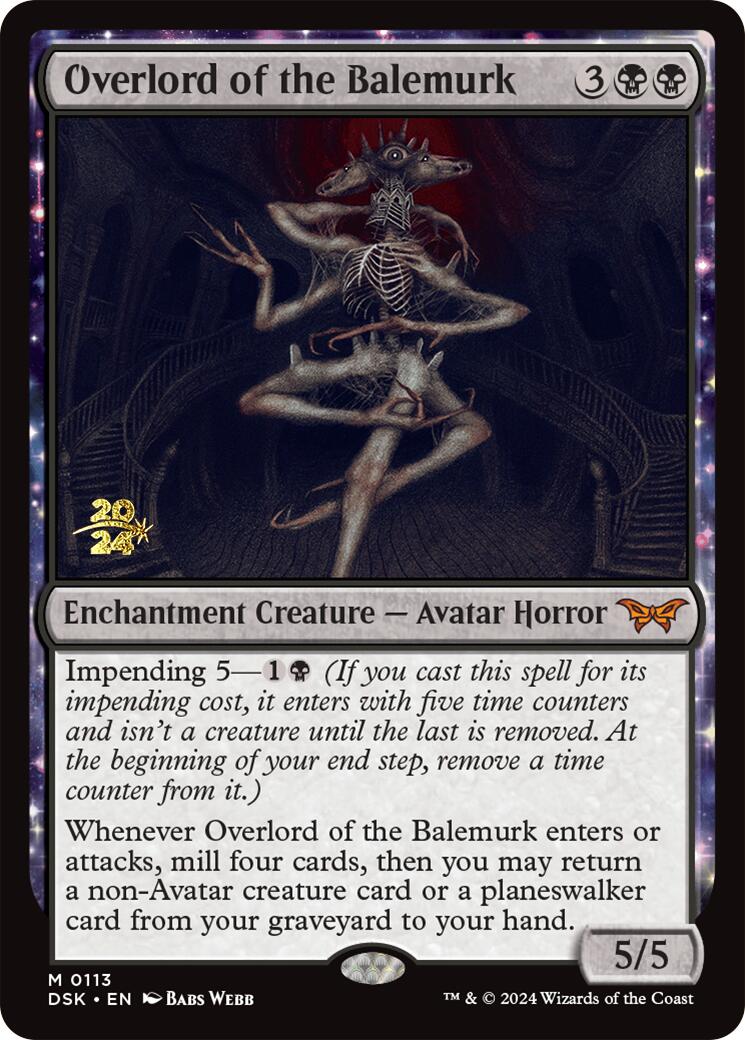 Overlord of the Balemurk [Duskmourn: House of Horror Prerelease Promos] | Magic Magpie