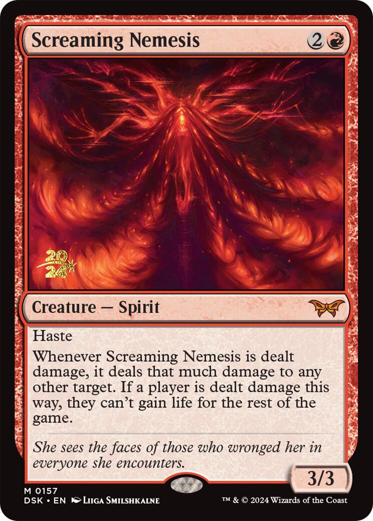 Screaming Nemesis [Duskmourn: House of Horror Prerelease Promos] | Magic Magpie