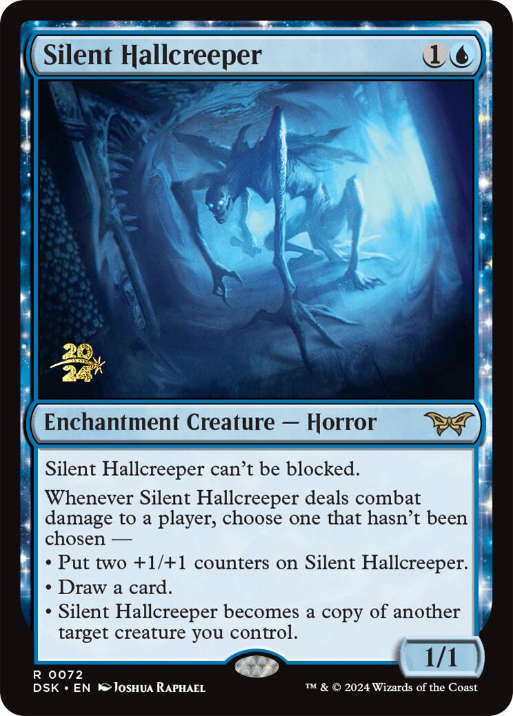 Silent Hallcreeper [Duskmourn: House of Horror Prerelease Promos] | Magic Magpie