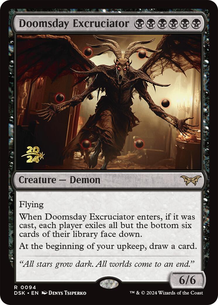 Doomsday Excruciator [Duskmourn: House of Horror Prerelease Promos] | Magic Magpie