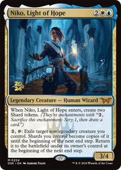 Niko, Light of Hope [Duskmourn: House of Horror Prerelease Promos] | Magic Magpie